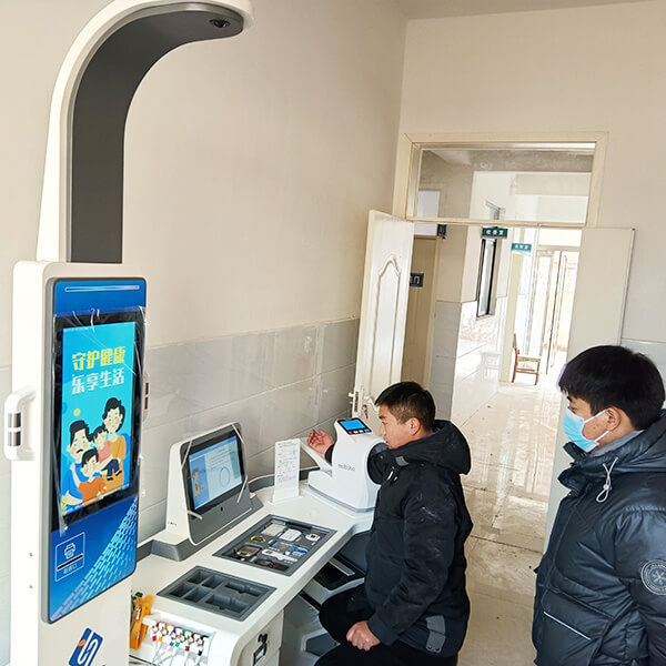 多功能健康體檢一體機測量現場 多功能健康體檢一體機測量現場