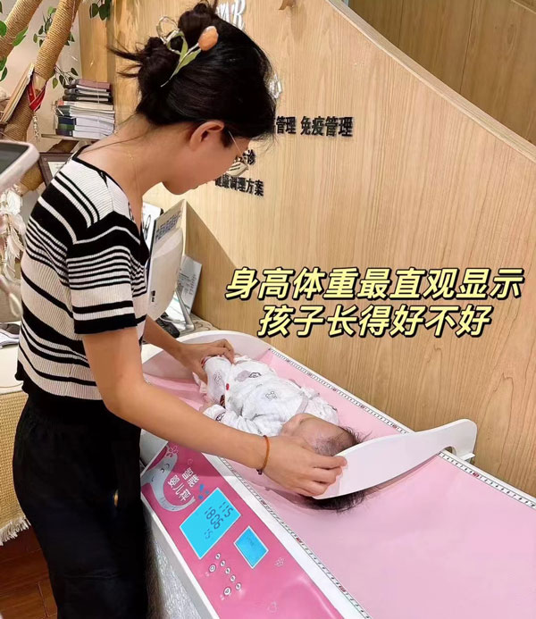 SH-3008嬰兒稱體重專用秤應用實拍